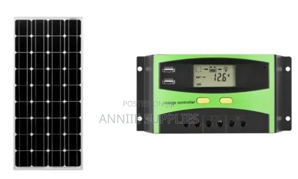 150W Monocrystalline Solar + 30A Free Controller
