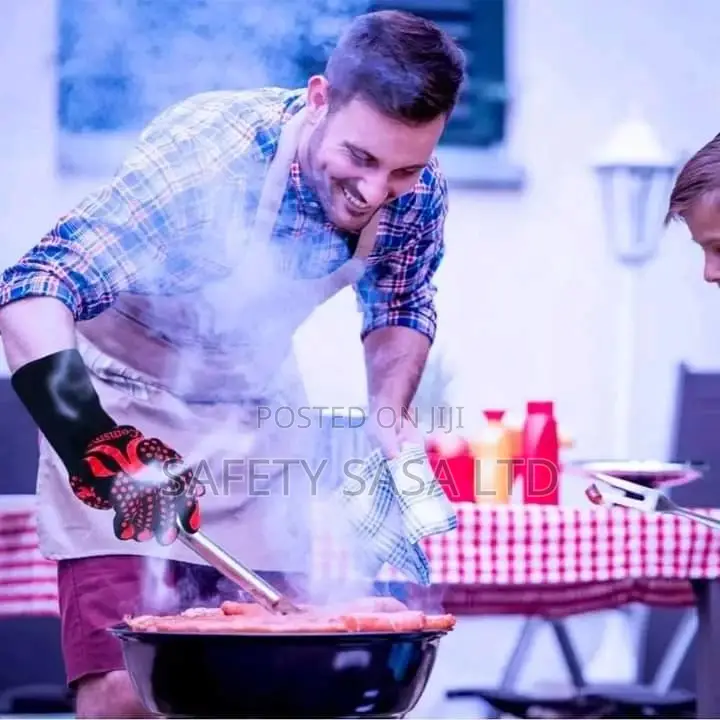 Heat Resistant BBQ Grilling Gloves