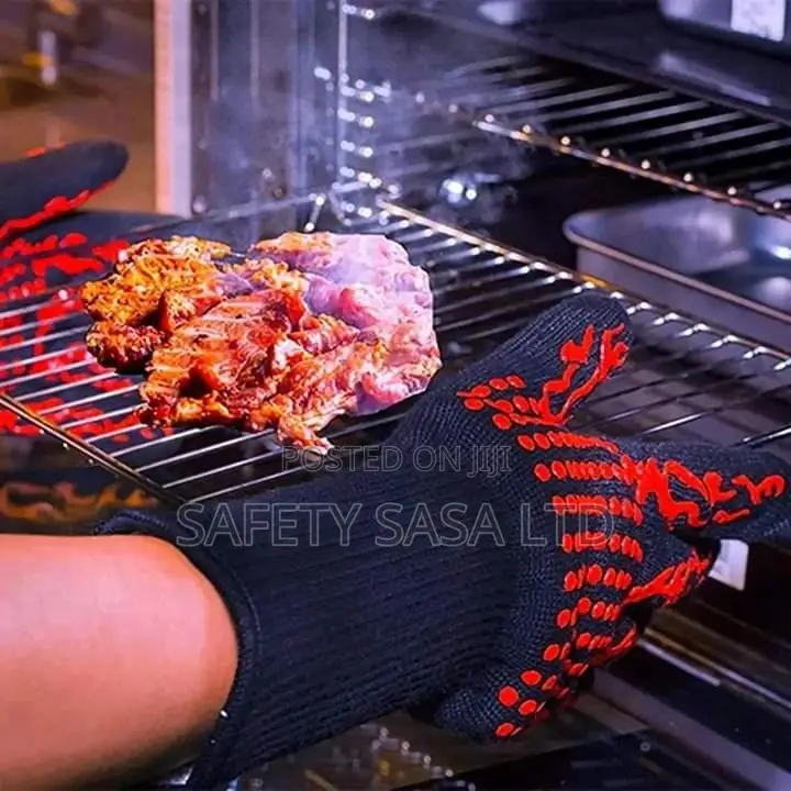 Heat Resistant BBQ Grilling Gloves