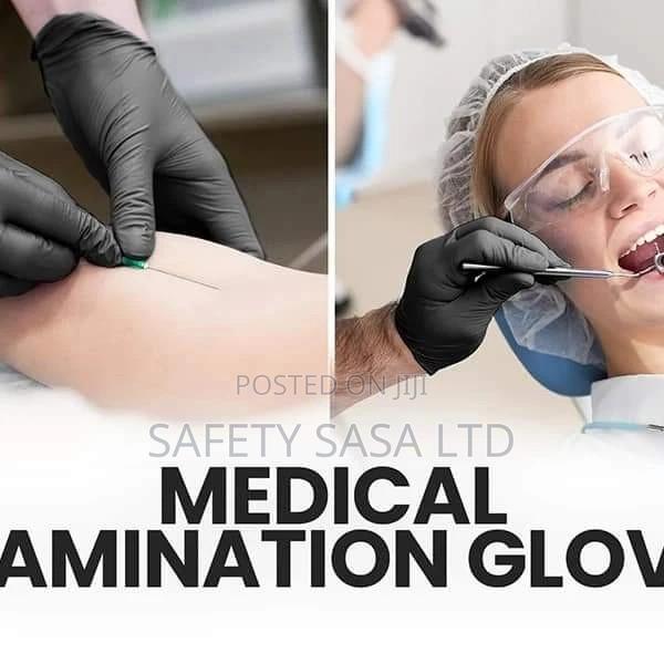 Black Nitrile Powder Free Gloves - thumbnail 4