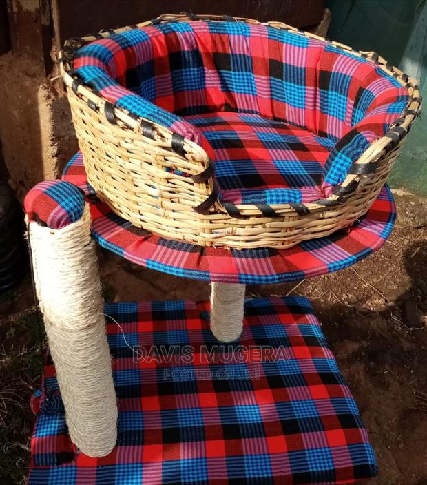 Special Cat Bed With Scratching Post - main view