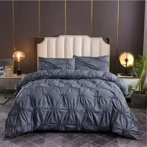 3pc Double Pinch Pleat Duvet Covers