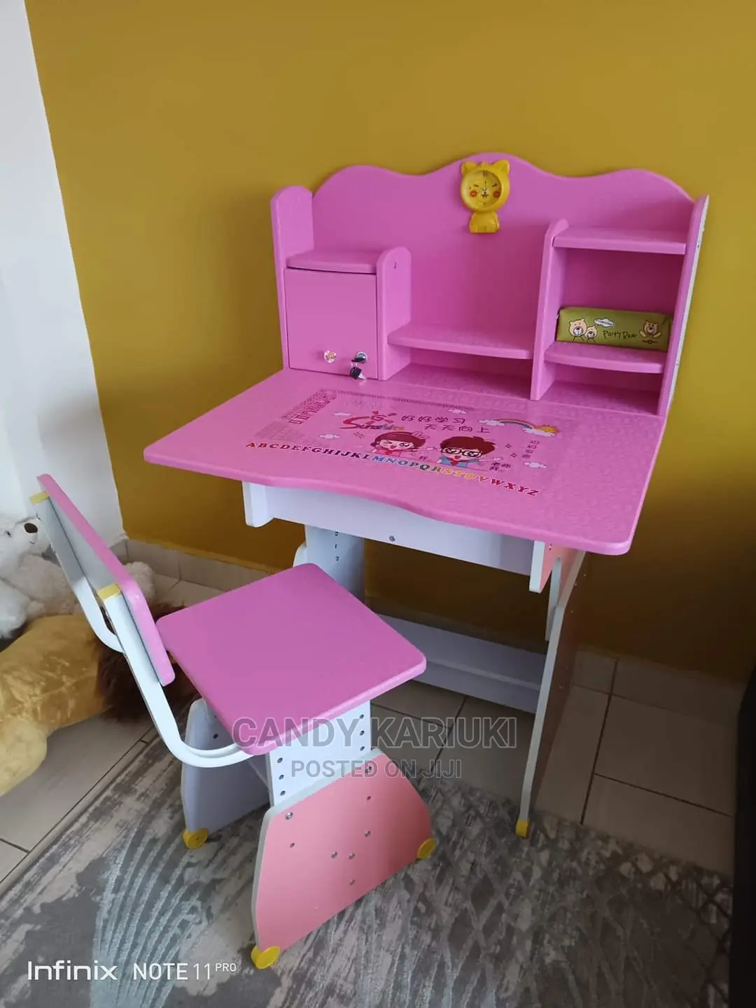 Girls Study Desk Plus Chair