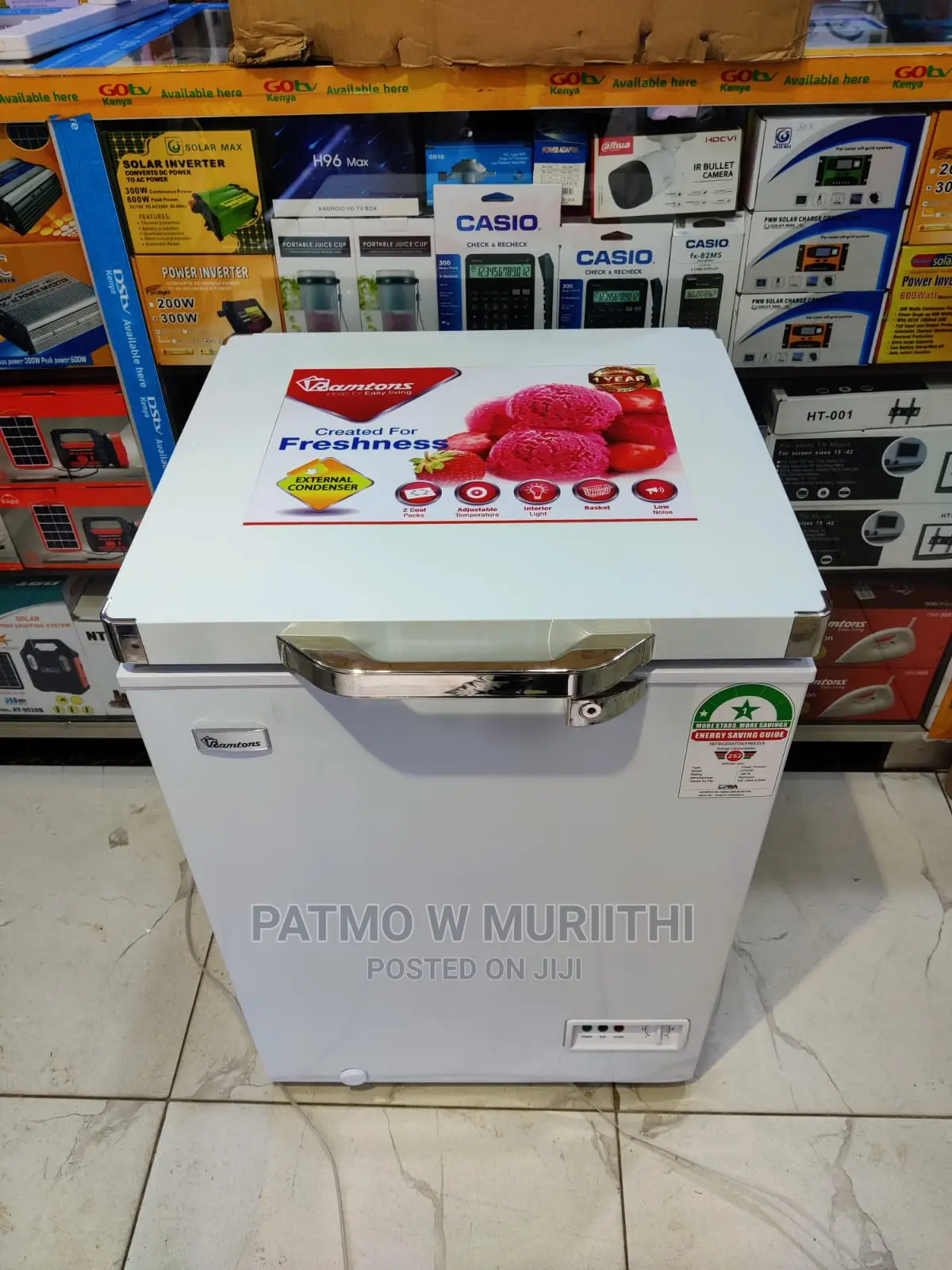 Ramtons Chest Freezer 93litres. 2 Icepacks