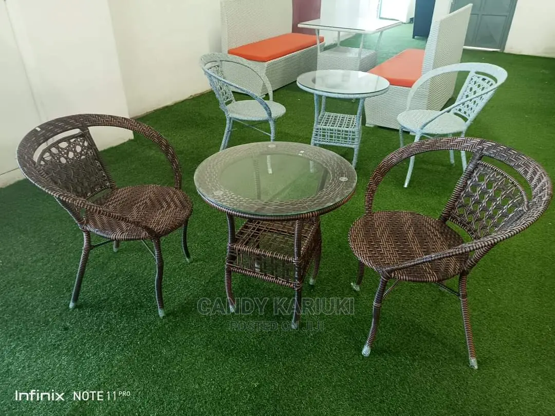 Brown 2 Seater Balcony Set