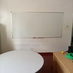 White Board 8ftx4ft With 2markers and Duster Free Mounting