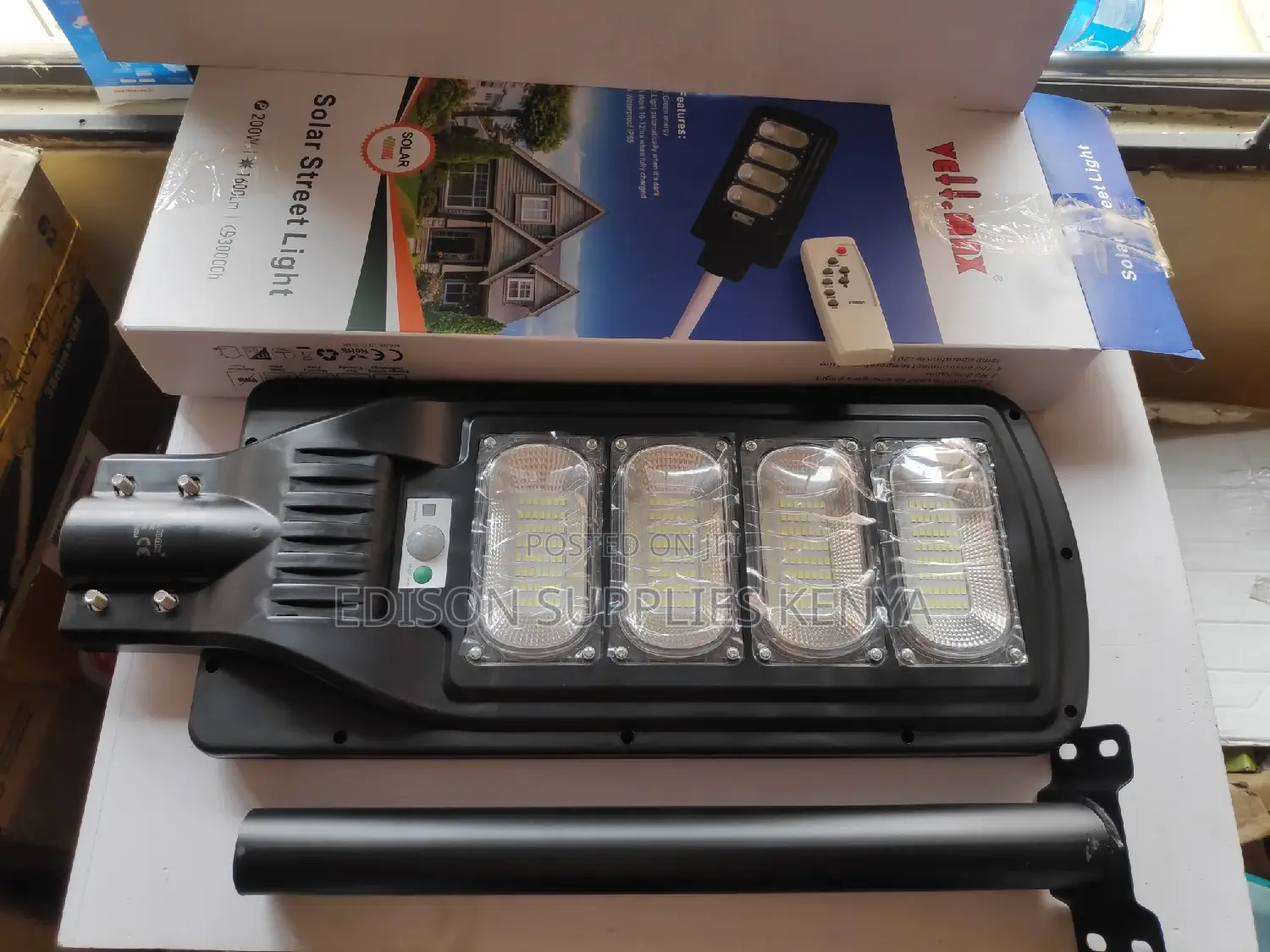 Solar Street Lights 200W Vellmax Solar Streetlights 200watts