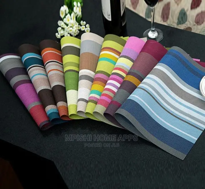 Stripped Table Mats 6pcs