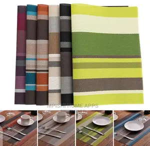Stripped Table Mats 6pcs