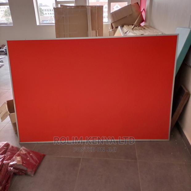 Red Noticeboard - Notice Board 5ftx4ft - main view