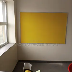 Notice Board 6ftx4ft Yellow Notice Board for Office