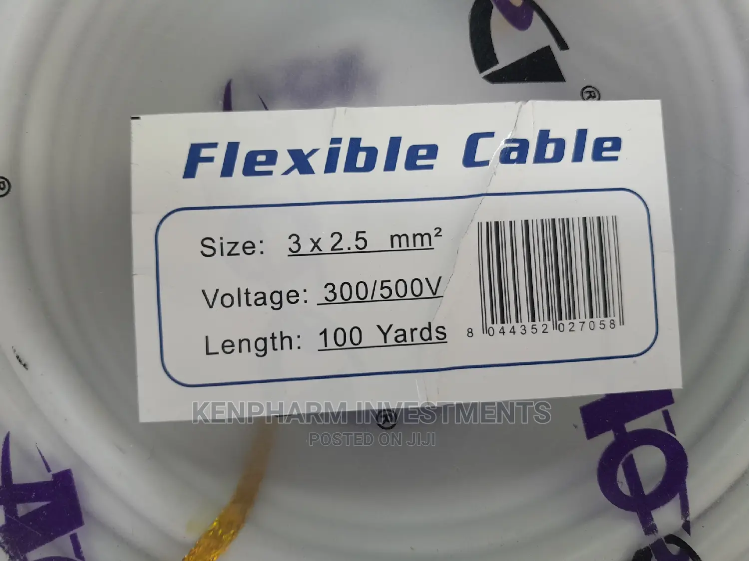 2.5 Flex Cable 3 Core 90mts