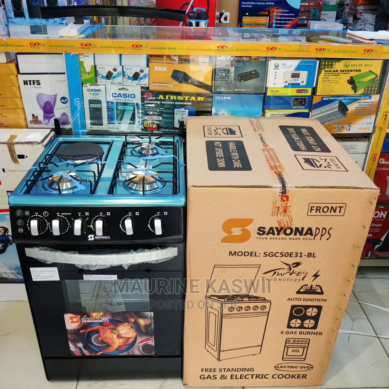 Sayonapps Cooker 50 by 50 Electric Oven