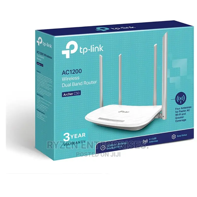 C50 Tp-link Ac1200 Wireless Dual Band Router- Archer C50