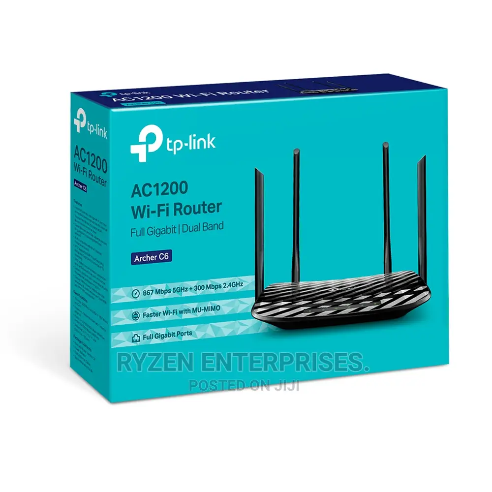 ^Tp-Link AC1200 Wireless MU-MIMO Gigabit Router |\ARCHER C6