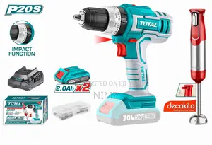 Total TOSLI22112 Lithium-Ion Cordless 2 PCS Combo Kit