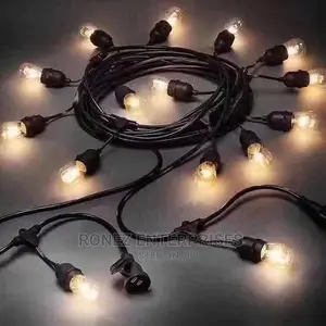 Out Door String Lights 20mtrs for 25 Bulbs