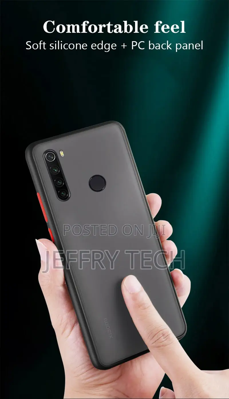 Realme C3 Case Translucent Soft Edge Matte Hard Plastic Back