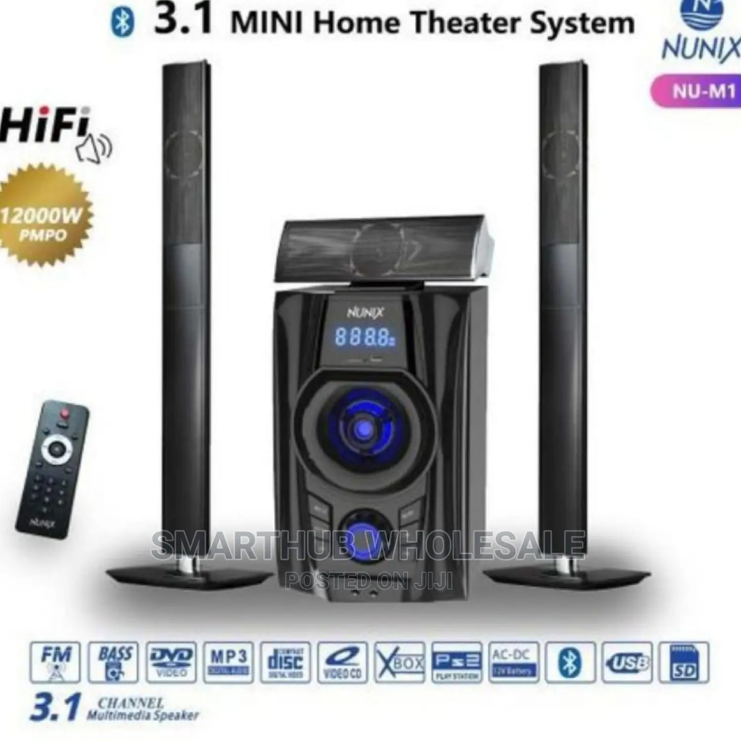 Nunix 3.1CH NU- M1home Theater Speaker System