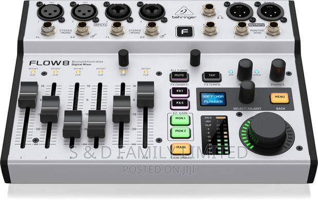 Behringer 8-Input Digital Mixer With Bluetooth Audio and App - main view