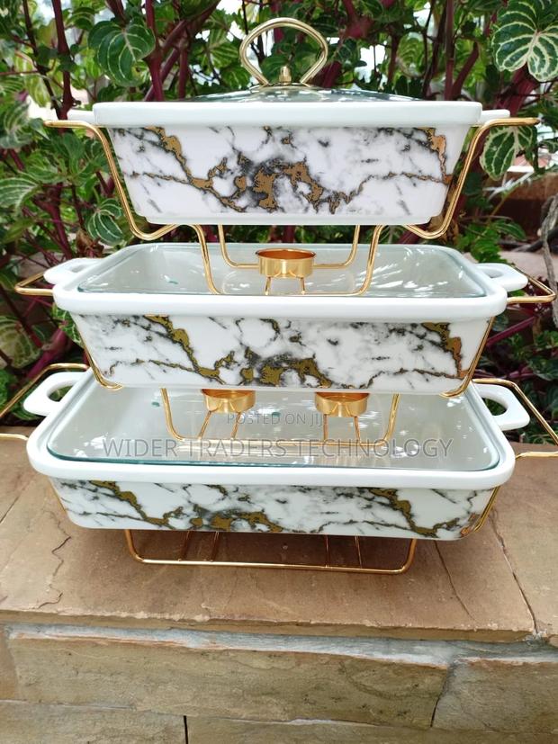 3 Ceramic Serving Dishes - main view