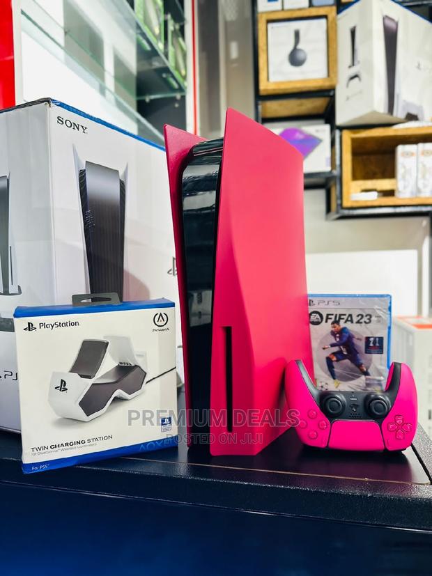 Coloured Edition Ps5 With Fifa Plus One Controller