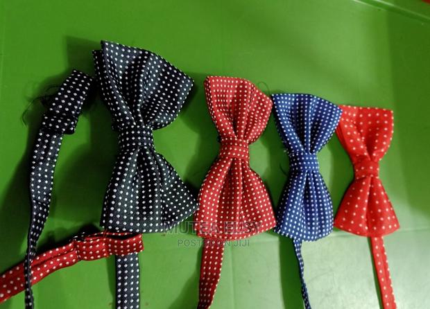Polycadot Black, Navyblue,Red Maroon Single Bowties - main view