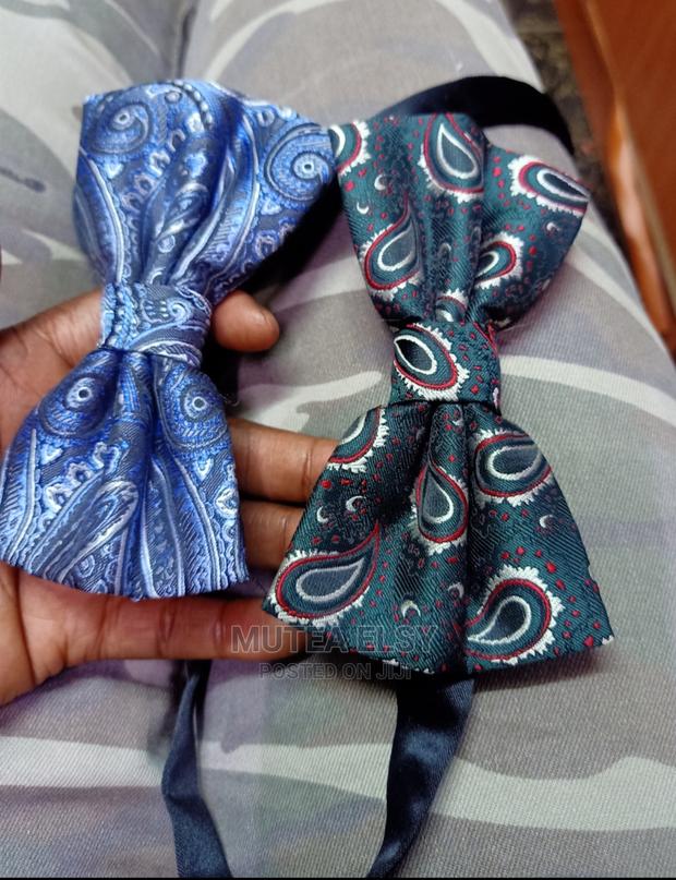 Polycadot Black, Navyblue,Red Maroon Single Bowties - thumbnail 3