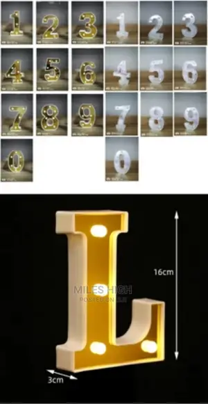 3D Letters Numbers