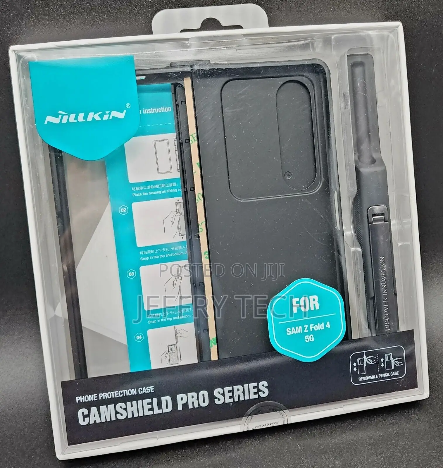 Nilkin Samsung Z Fold 4 Phone Protection Case Camshield