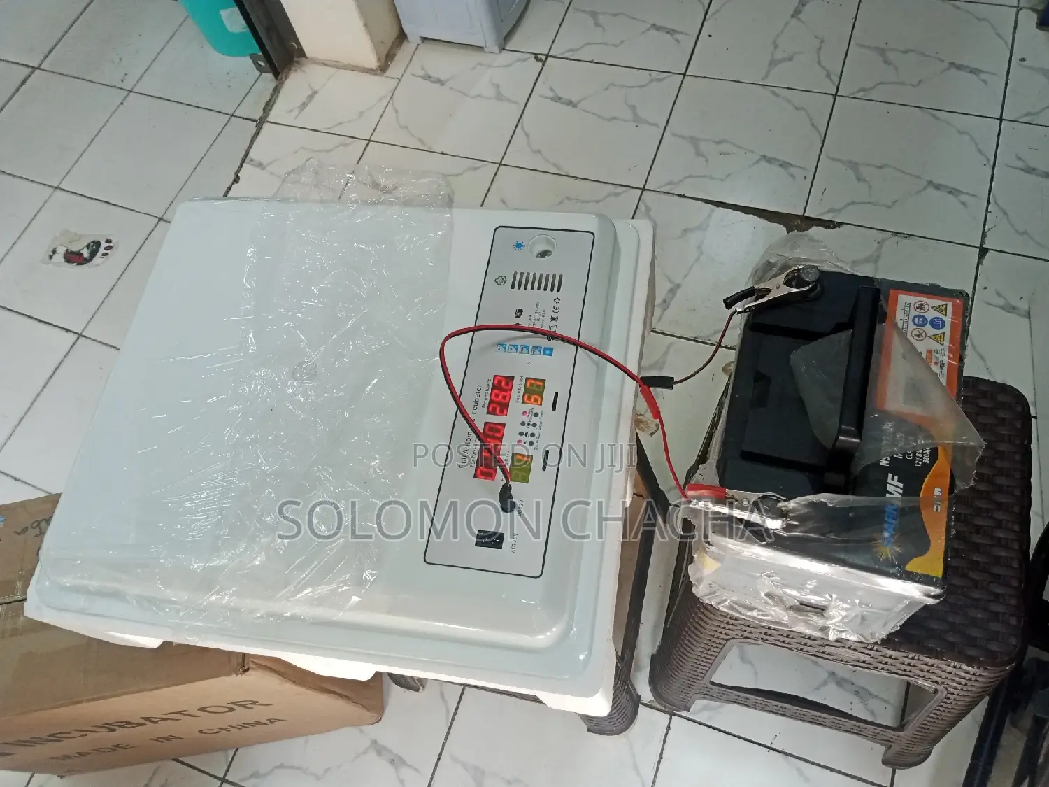 Full Automatic 56 Eggs Ac/Dc Incubator
