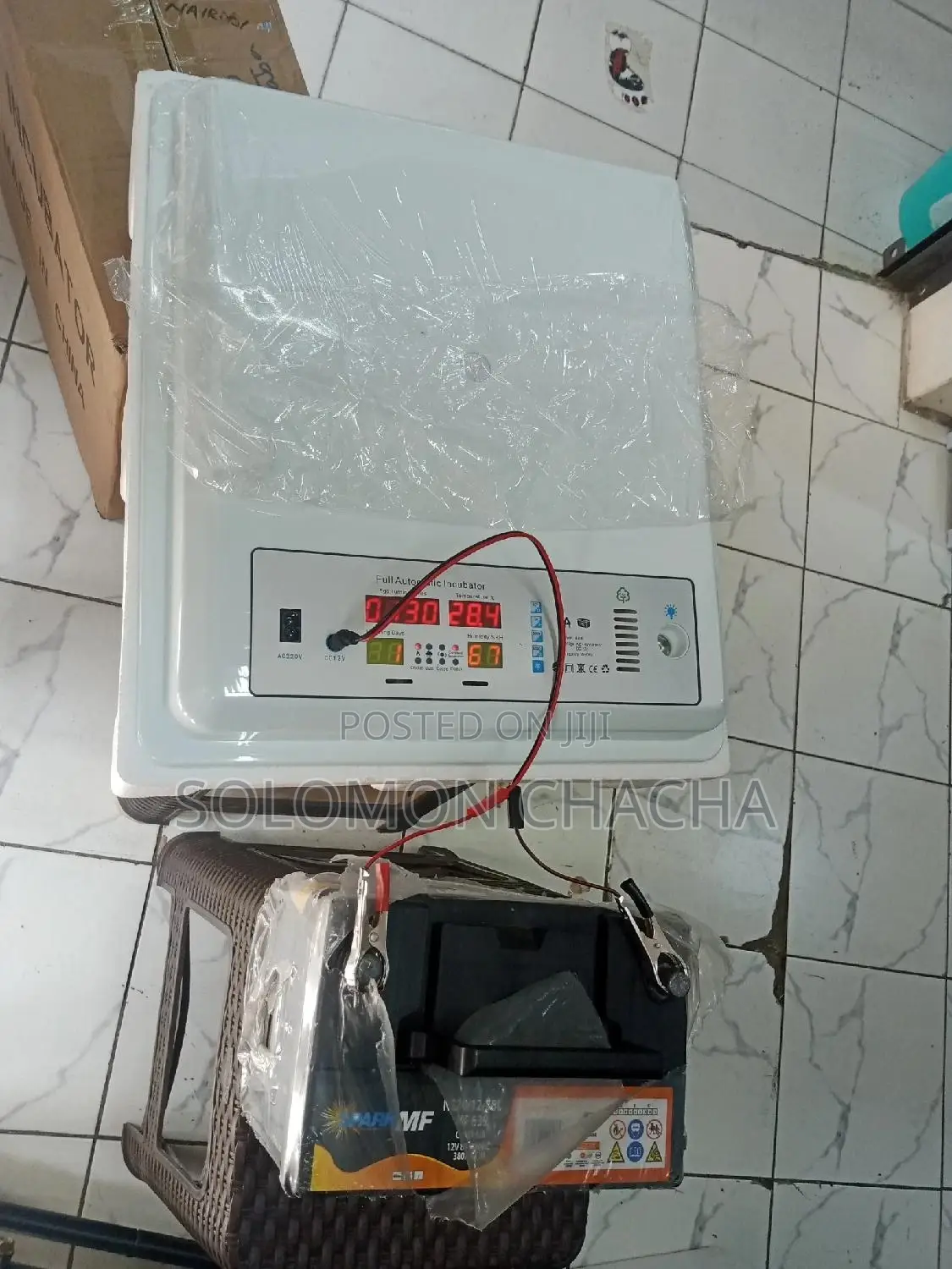 Full Automatic 56 Eggs Ac/Dc Incubator