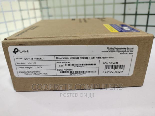 TP Link Eap115-Wall 300mbps Wall-Plate Access Point - main view