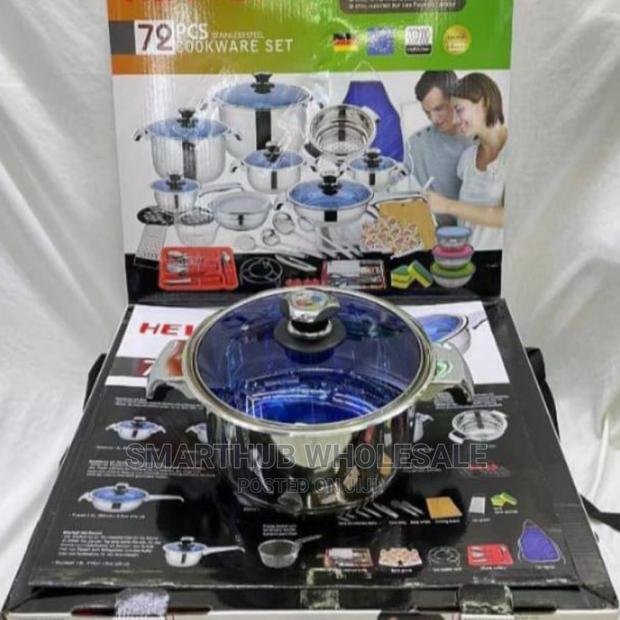 72pcs Cookware Set Available