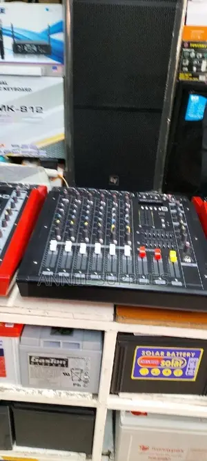 Max 6 Channels Powered Mixer With Usb/Bt