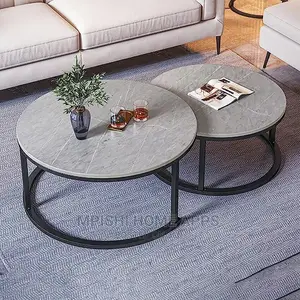 Marble Nesting Tables (Gray)