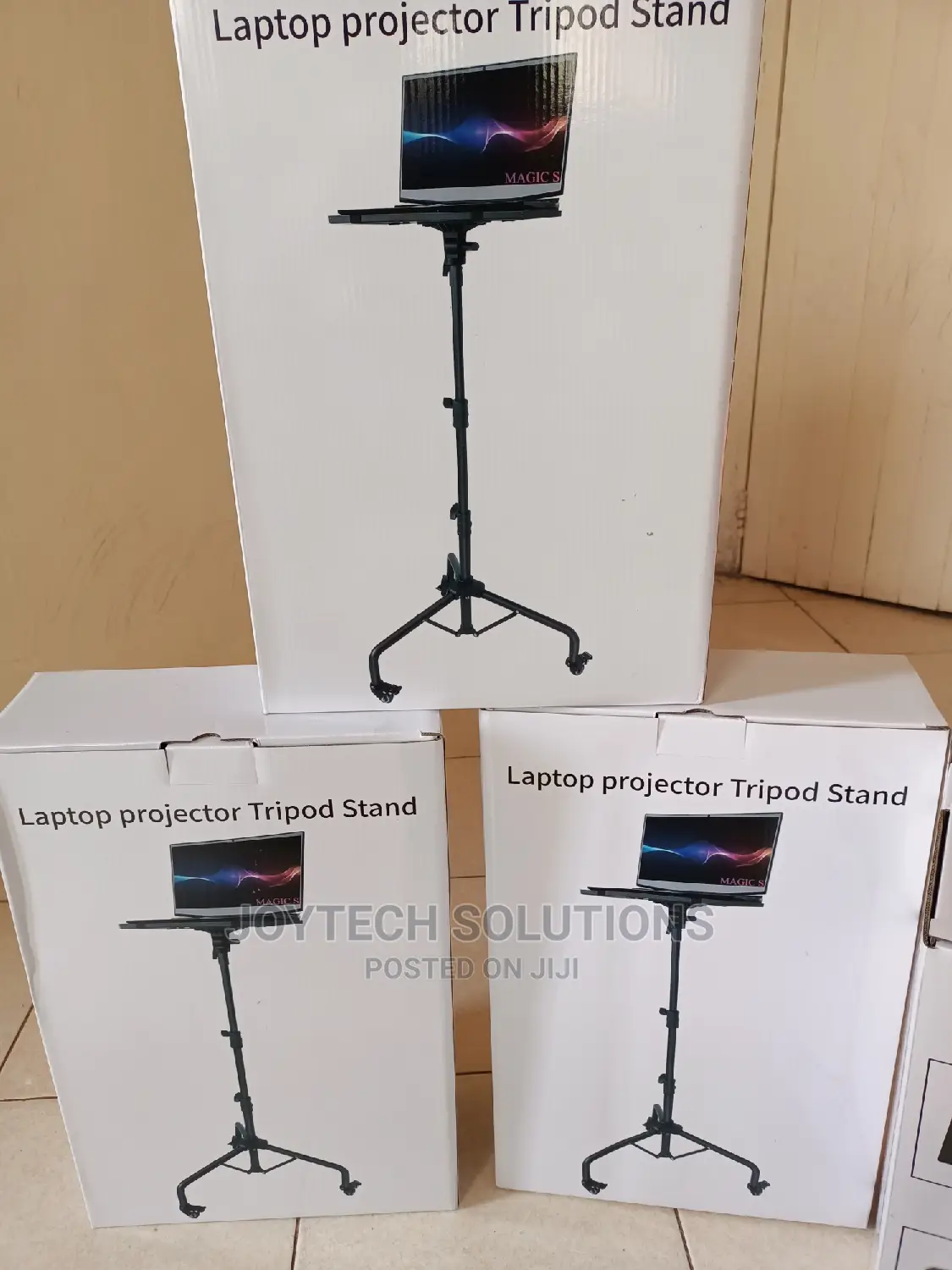Laptop Tripod Stand, Adjustable Heights