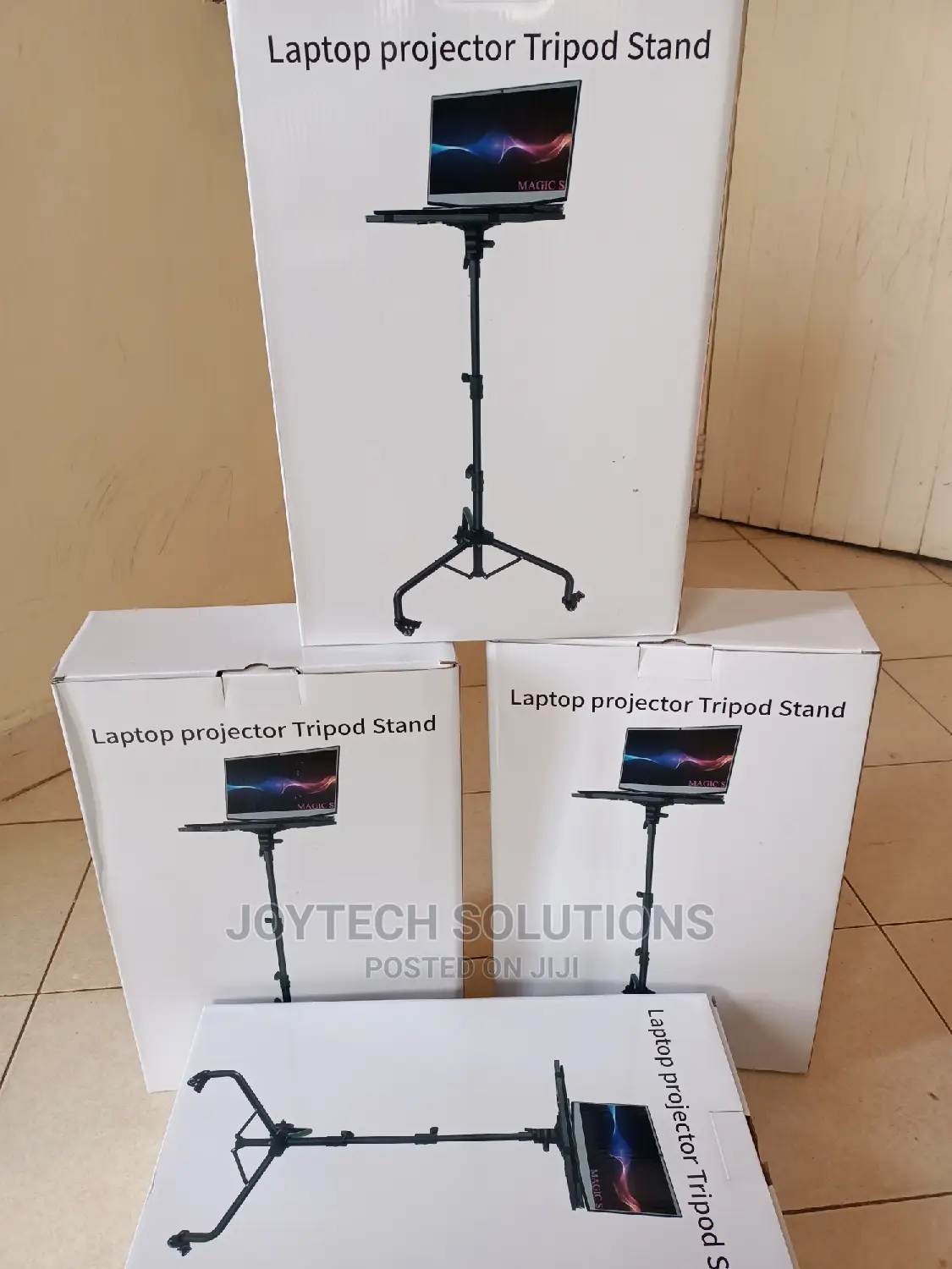 Laptop Tripod Stand, Adjustable Heights