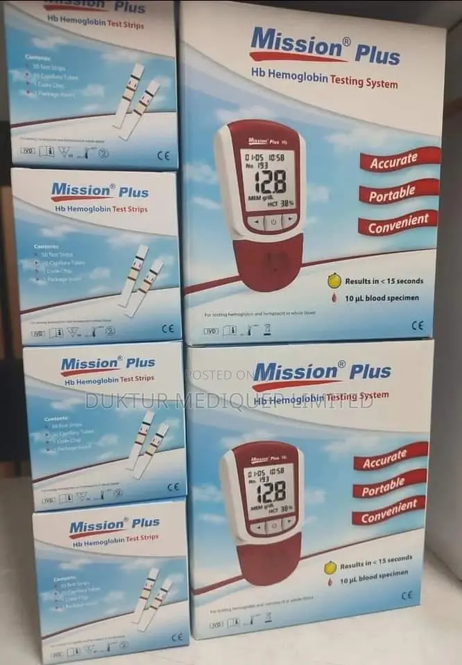 Mission Plus Haemoglobin Machine With Stripes(50s)