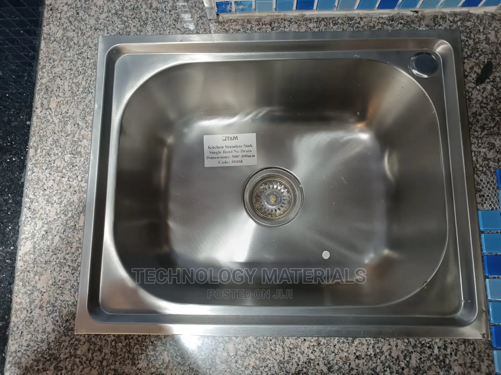 Rectangular Stainless Steel Sink(Single Bowl )