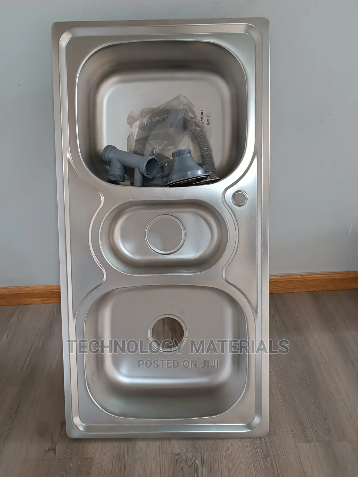 Triple Bowl Stainless Steel Sink