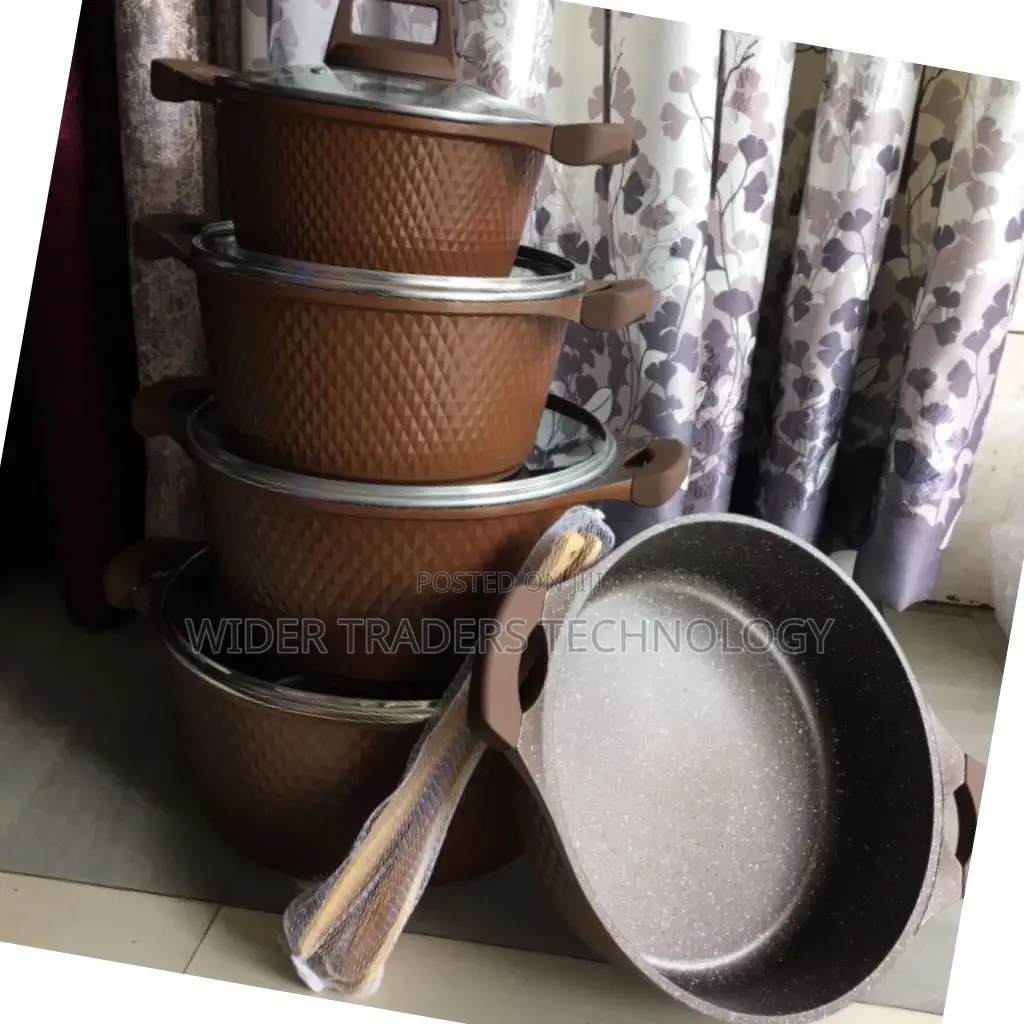 UNIQUE 12 PCS Granite Cookware Set