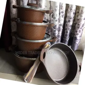 UNIQUE 12 PCS Granite Cookware Set