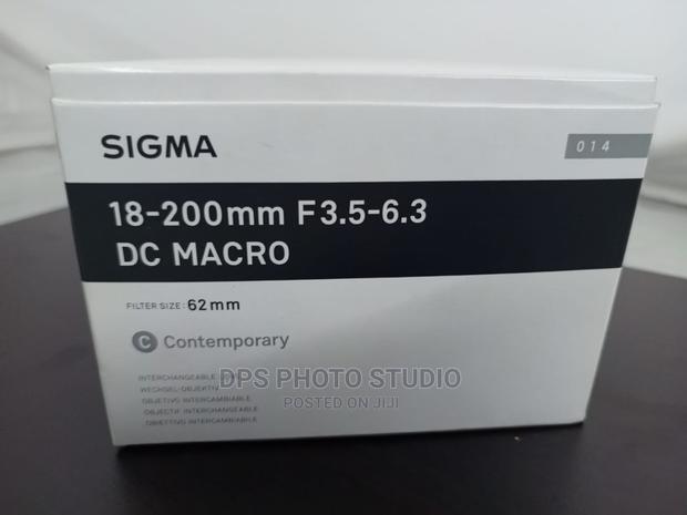 Sigma Lens 18 - 200mm - main view