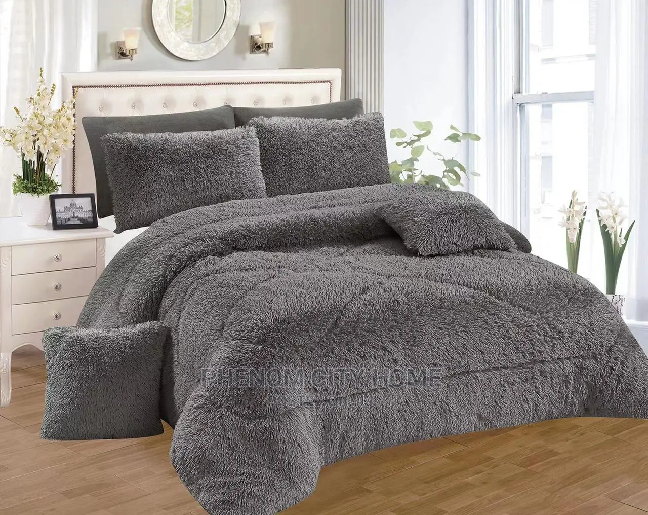 Warm Fluffy Velvet Duvet Set