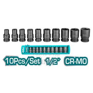 Total THISTD12101 10PCS 1/2 Impact Socket Set - thumbnail 2