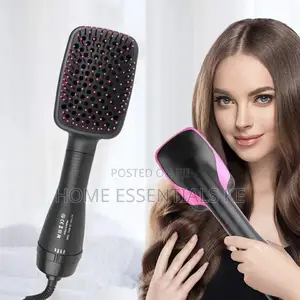 Electric Hair Straightener Hot Air Brush Travel Blow Dryer