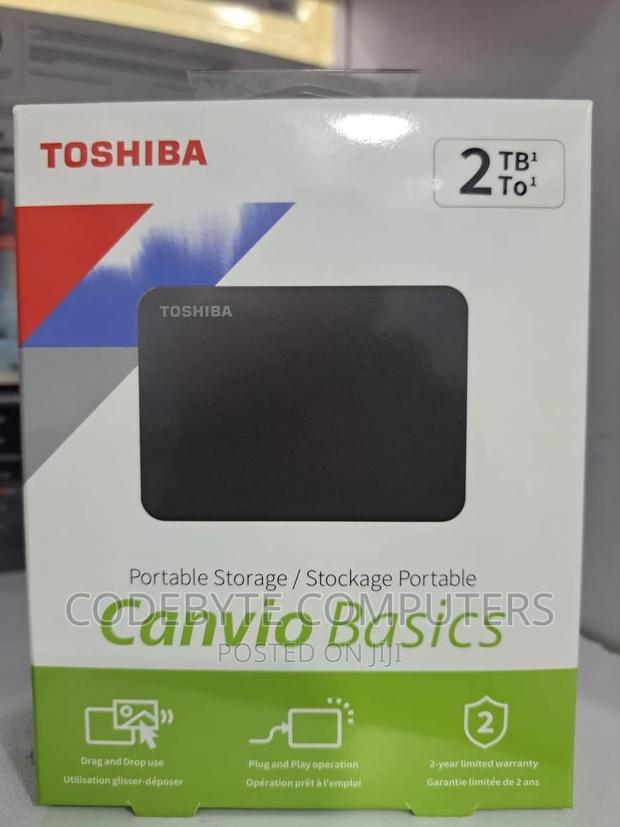 Toshiba 2tb External Storage - main view