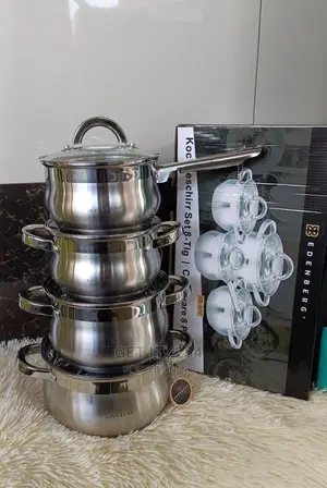 Stainless Steel Cookware Edenburg Cookware Set 8pc