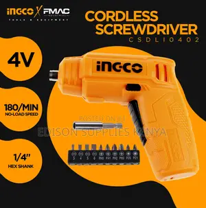INGCO Cordless Screwdriver Lithium-Ion Screw Driver CSDLI040